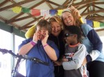 Joe (looking totally spunky!), me, Ez and Issa at Kilmore Children's First Farm.