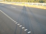 early morning shadow!